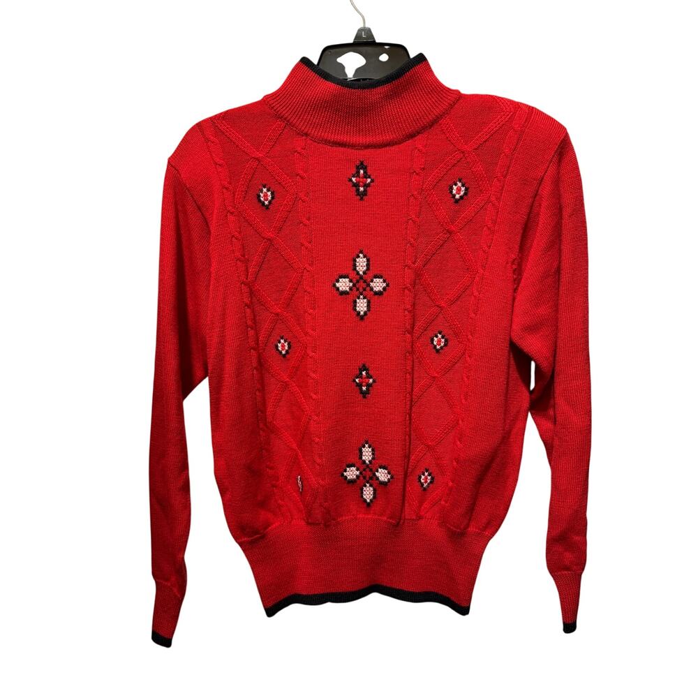 Liz Claiborne Collection Wool Long Sleeve Turtleneck Sweater Size S